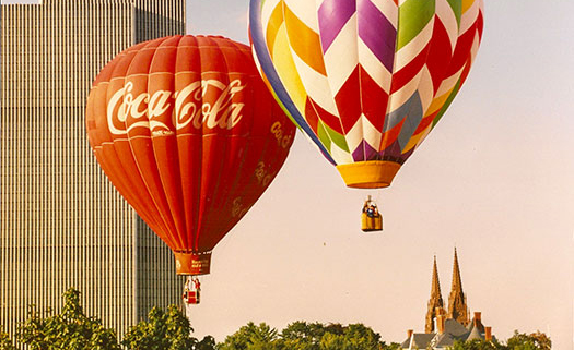 Balloon acsent over Albany, NY